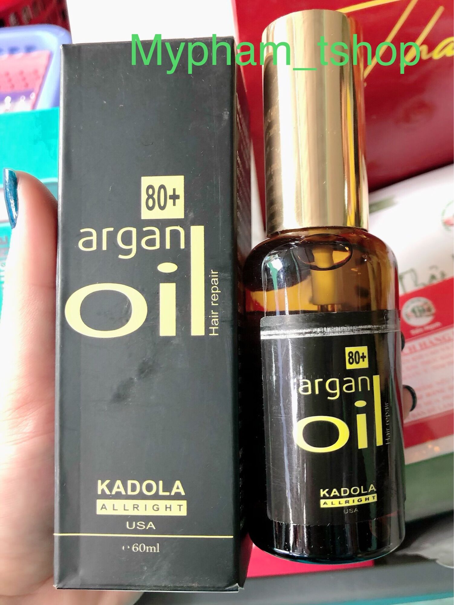 Tinh dầu dưỡng bóng tóc kadola,60ml