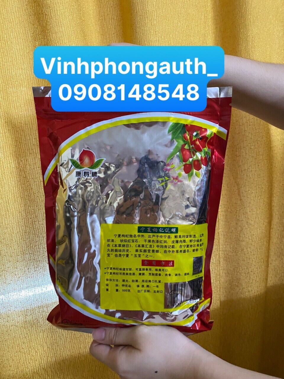Kỉ tử đóng gói 100gr