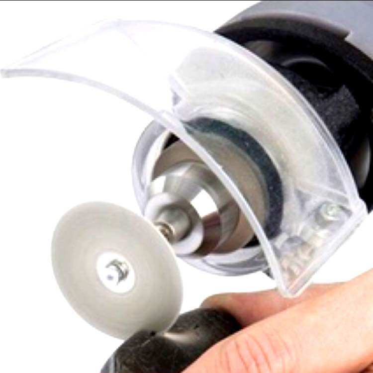 Trục kẹp đĩa lỗ vít 3mm cán 2.35mm