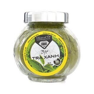 Tinh bột đắp mặt trà xanh diamond oil cao cấp 100gr