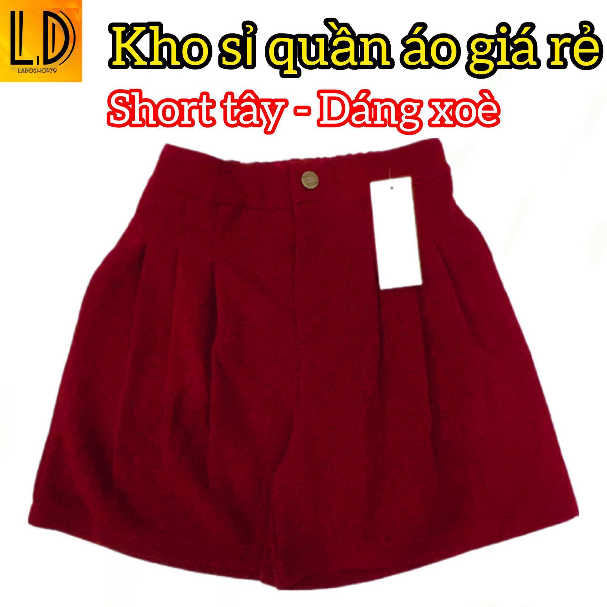 [Hoàn tiền Max 15%] Quần short tây lưng thun form đẹp vải đẹp 1 nút