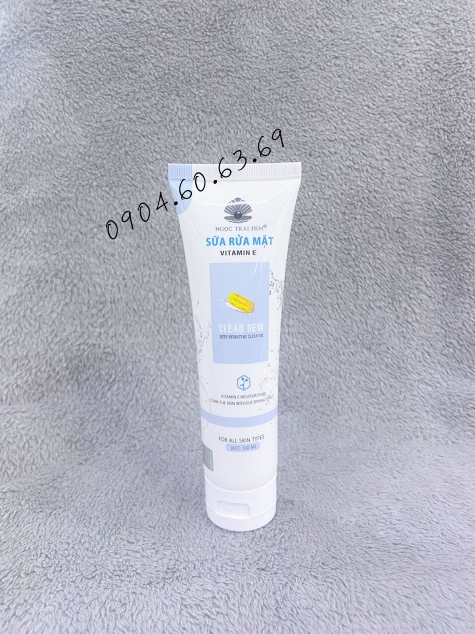 Sữa Rửa Mặt NGỌC TRAI ĐEN 100ml Vitamin E