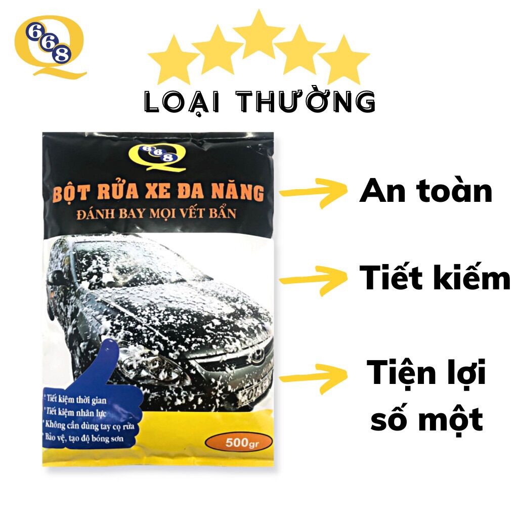 Bột rửa xe không chạm Q668 Tẩy thường-Chất lượng cao, công nghệ tiên tiến, không bong tróc sơn xe, không hại da tay
