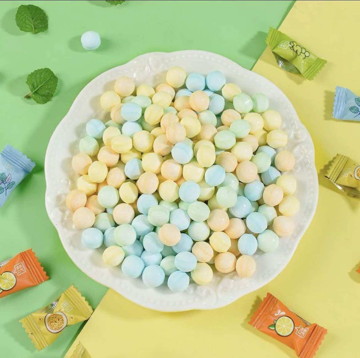 [ ăn thử] sét 30 viên kẹo ngậm trái cây mix vị