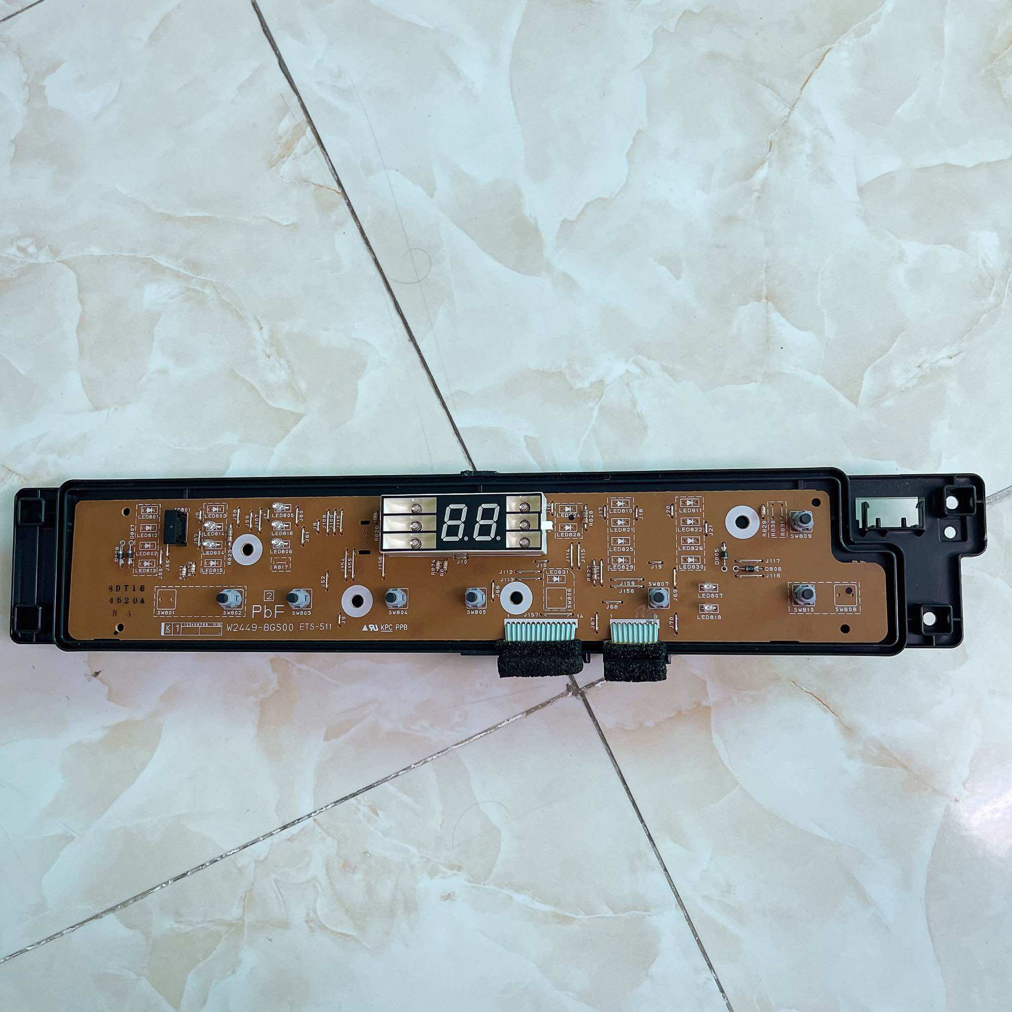 Bo mạch máy giặt panasonic 7 phím chung nhiều moden na f70vh6 f80vh6 f70h3