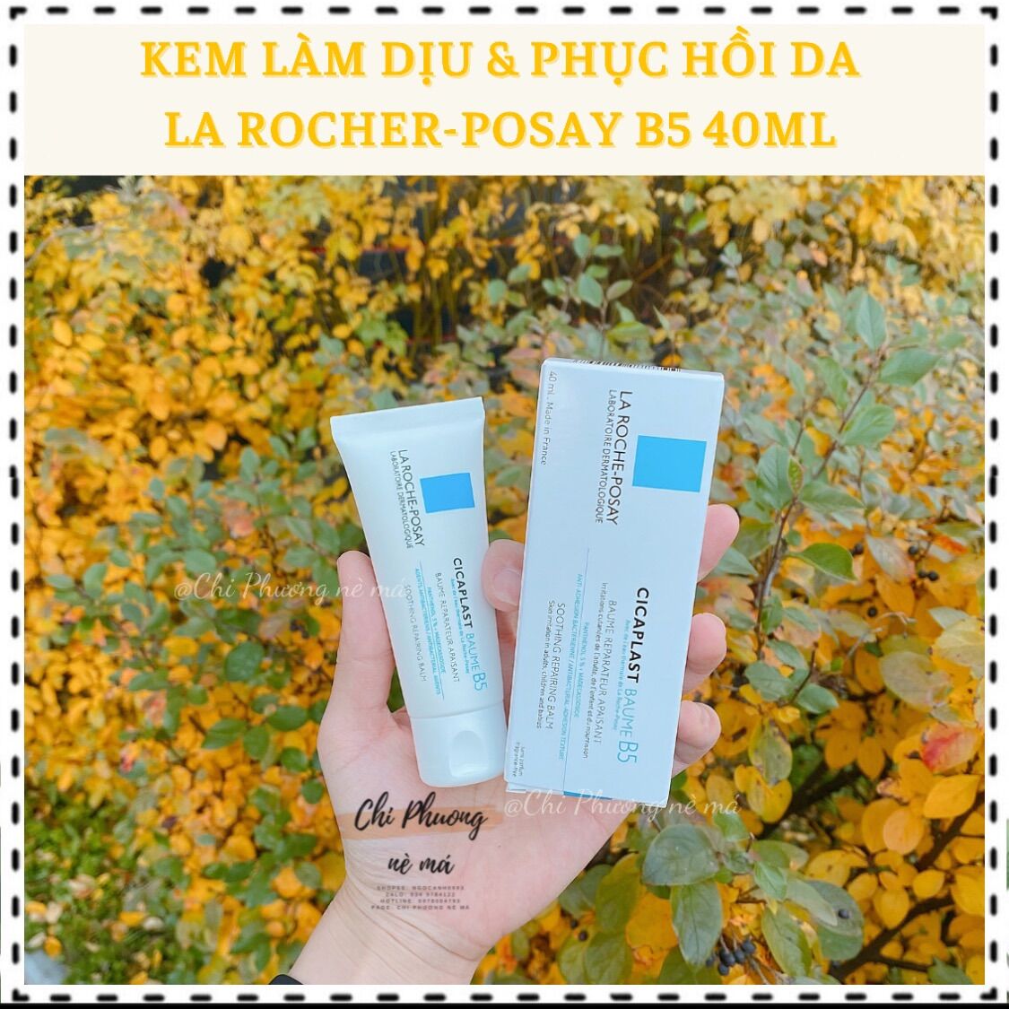 KEM PHỤC HỒI DA B5 LA ROCHER POSAY (BILL NGA)