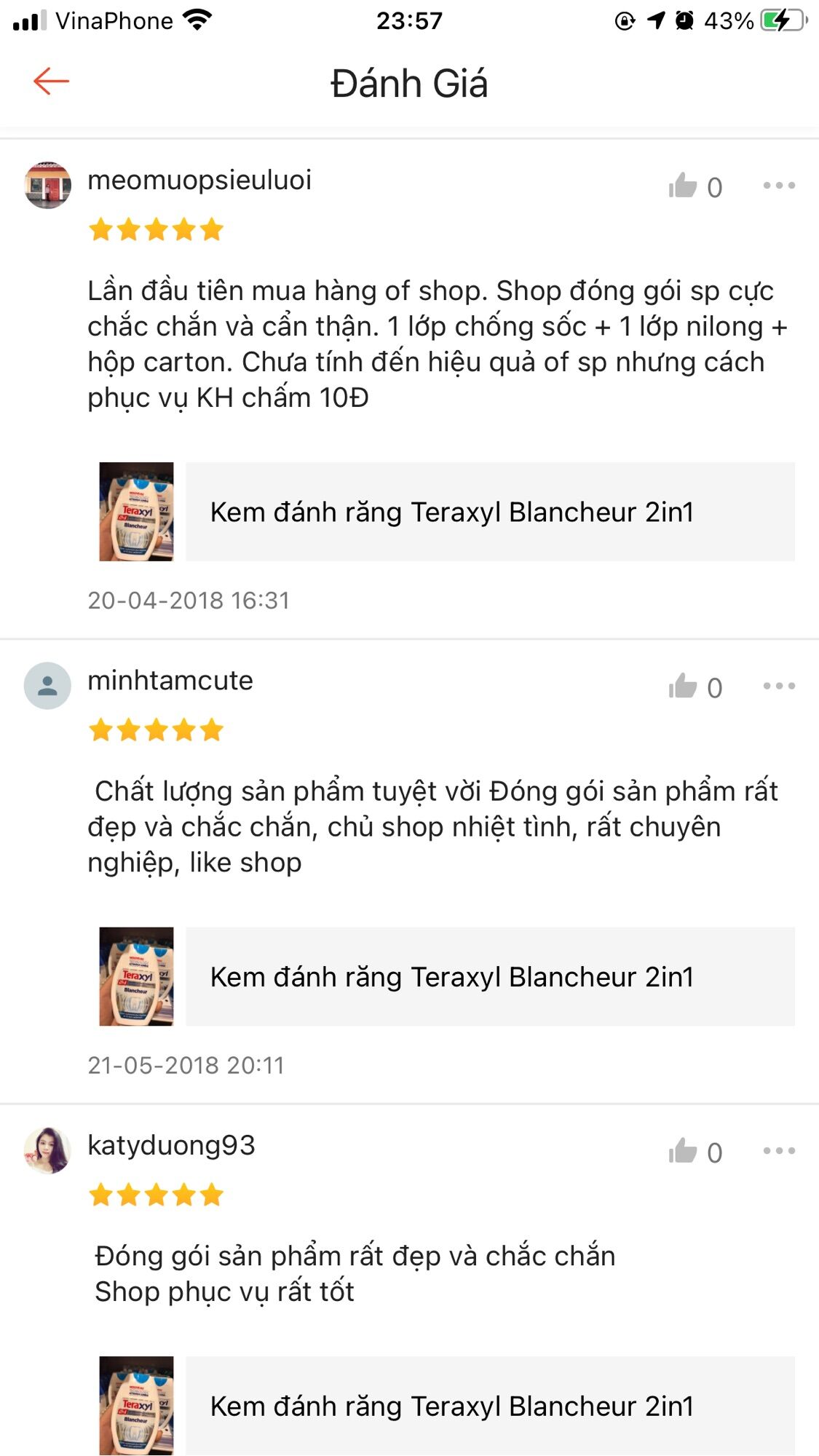 Kem đánh răng Teraxyl Pháp mẫu mới