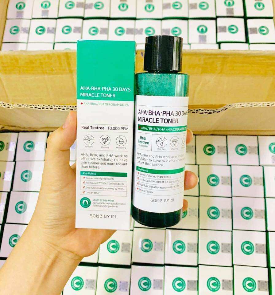 Nước Hoa Hồng Some By Mi Toner AHA BHA 30days Miracle 150ml Hàn Quốc