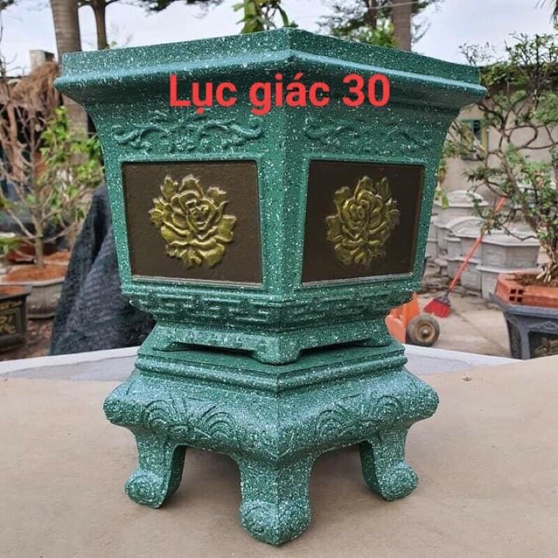 Khuôn đúc chậu lục giác 30