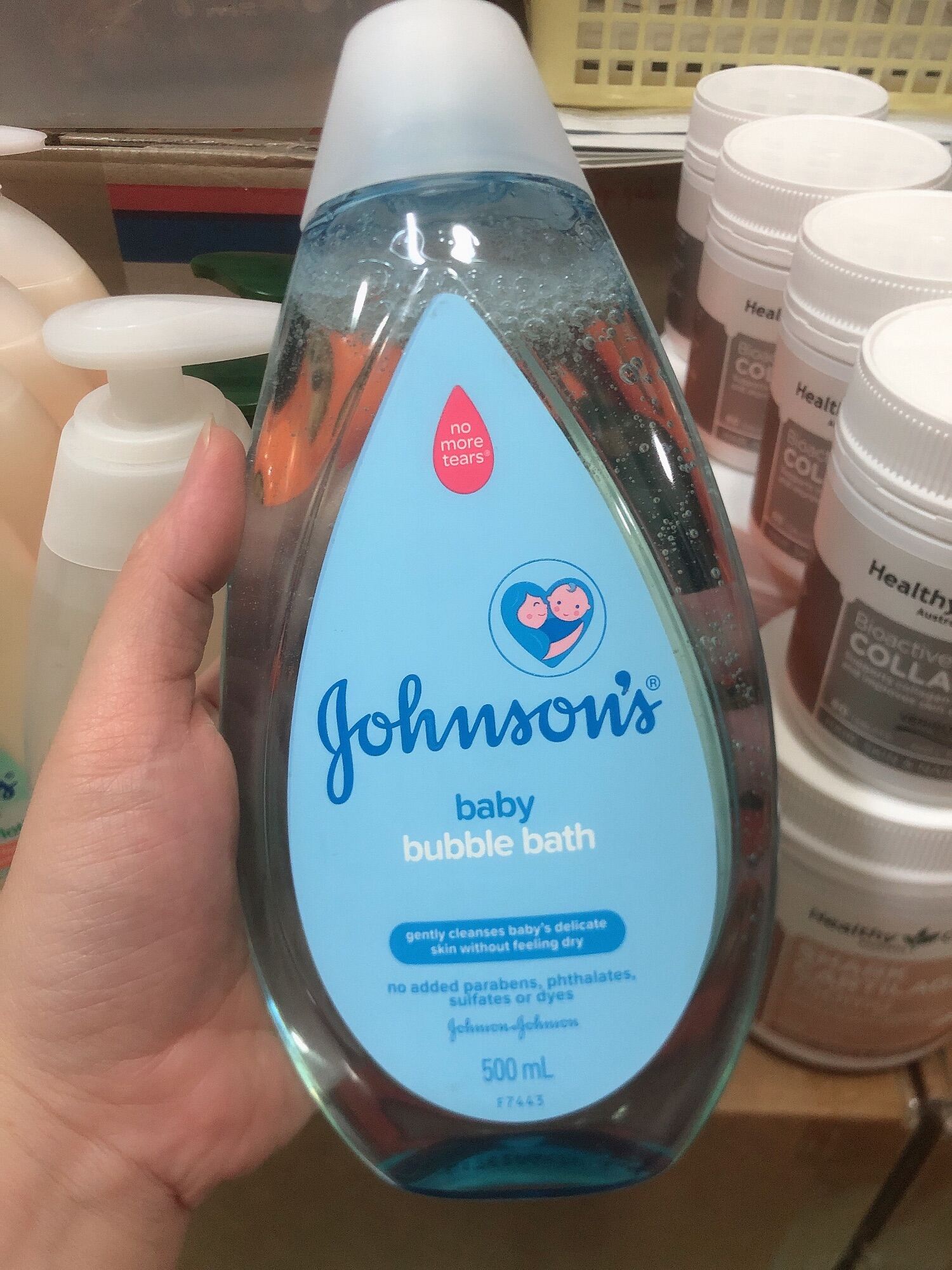 [HCM]Sữa tắm gội lotion Johnsonbaby 500ml hàng Úc