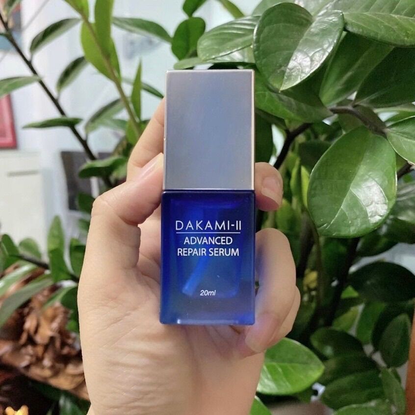 Serum dưỡng da Dakami xanh mẫu mới, có tem QR check mã kiểm tra chính hãng