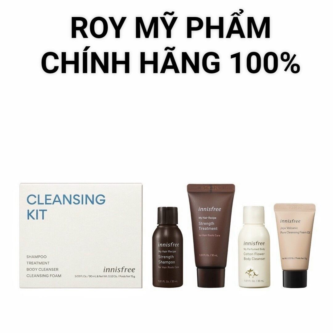 Bộ sản phẩm chăm sóc cơ thể và làm sạch innisfree