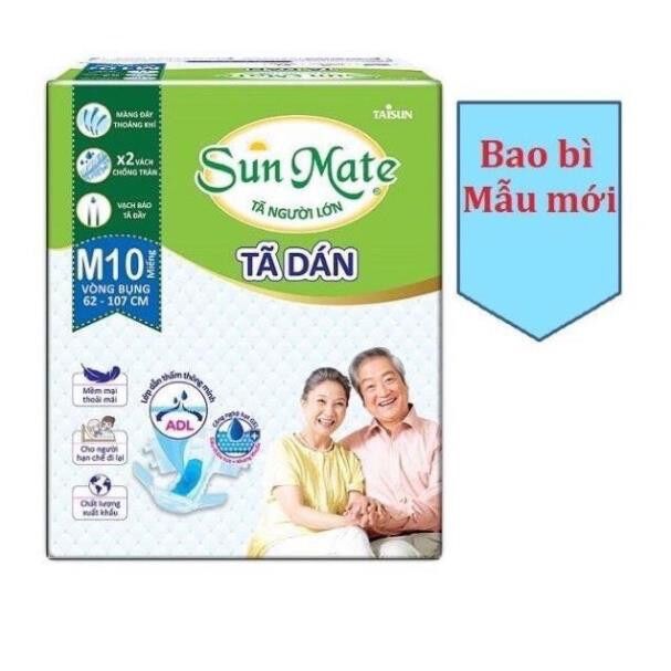 Tã dán người già SunMate M10/ML10/ XL10