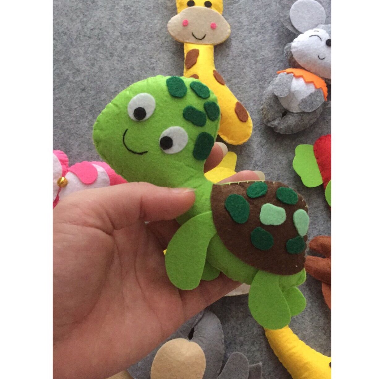 Con vật handmade vải dạ nỉ _ Đồ chơi cho bé