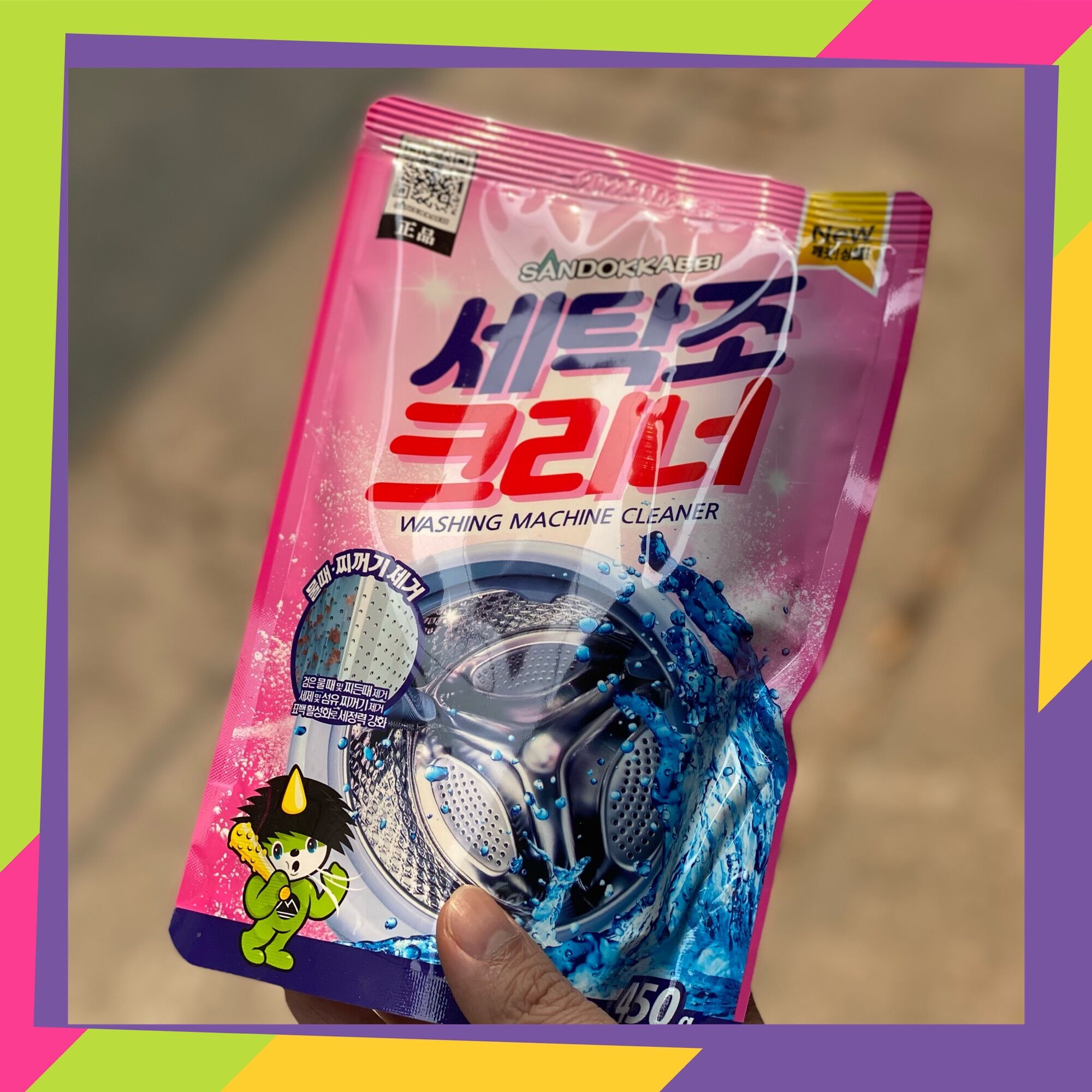 Bột tẩy lồng máy giặt Sandokkaebi Korea 450G