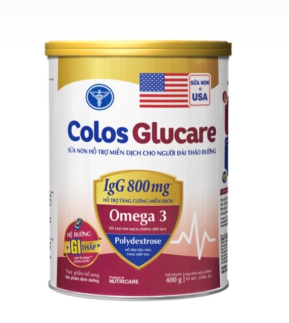 Colos glucare 400g date mới nhất
