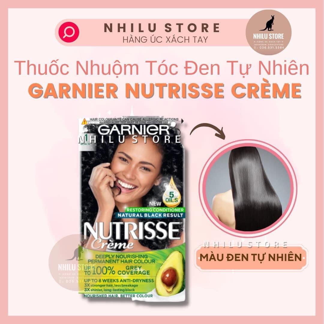 ⚫️ Thuốc Nhuộm Tóc Garnier Nutrisse Crème 🇦🇺