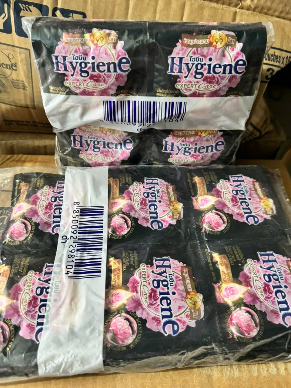 Combo 100 /120 Gói Nước xả vải Hygiene thái lan - chữ việt màu đen