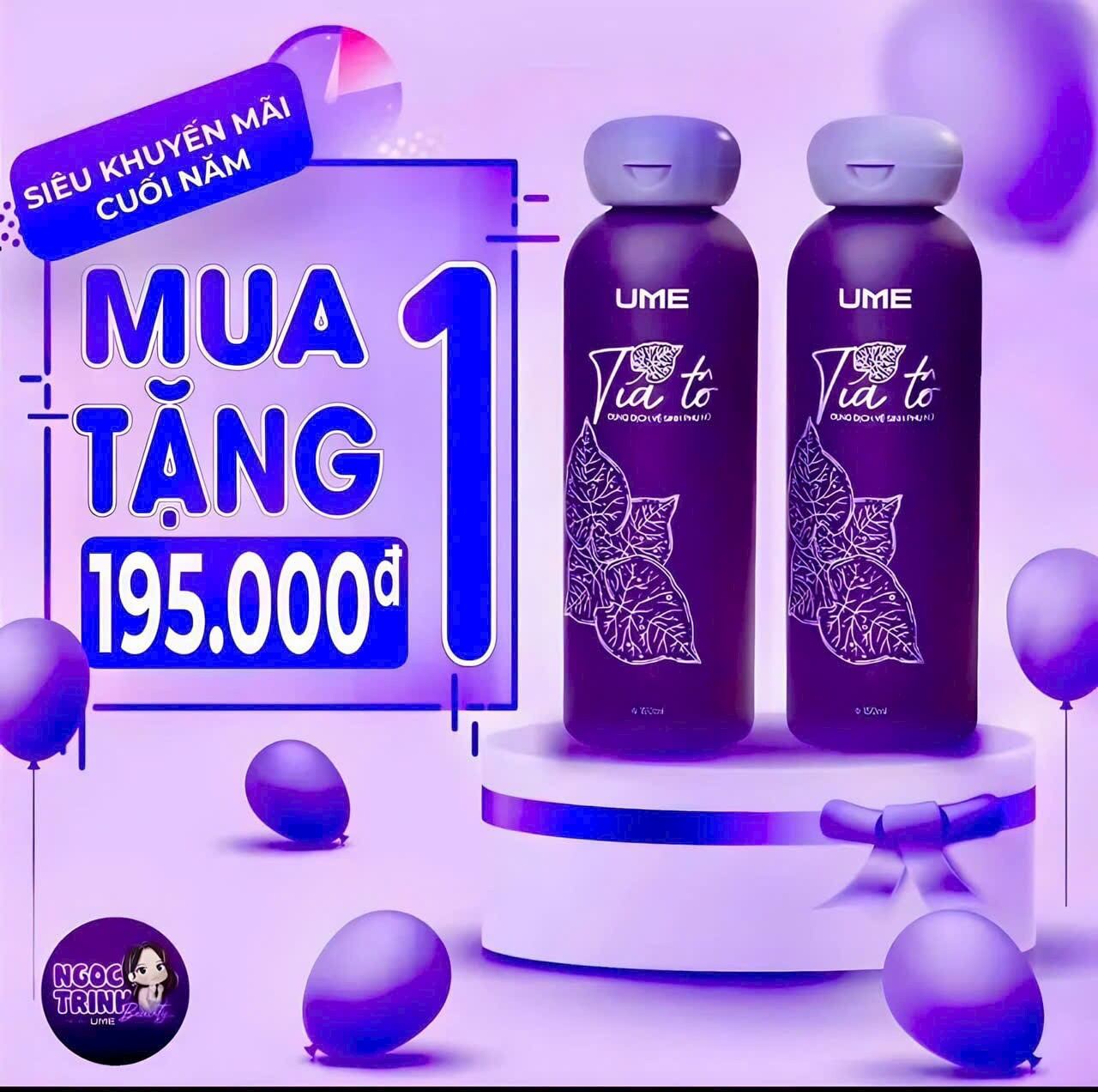 Dung dịch vệ sinh tía tô ngọc trinh chính hãng