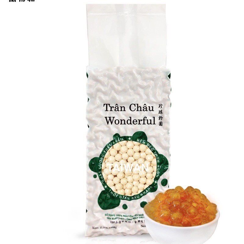 Trân Châu Wonderful (Caramel, Hoàng Kim,Trắng) Gói 1kg