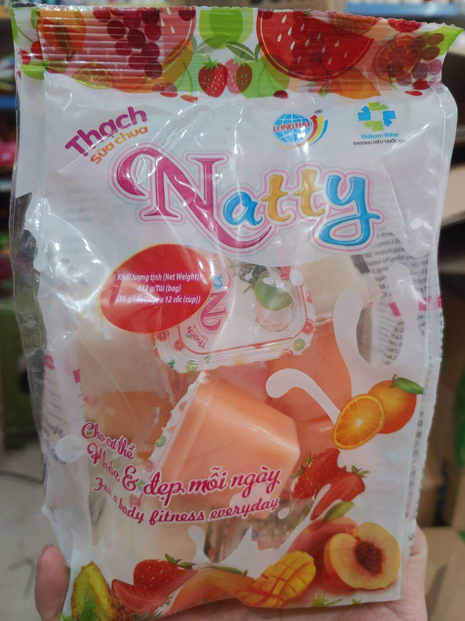 Thạch sữa chua Long Hải túi 400g