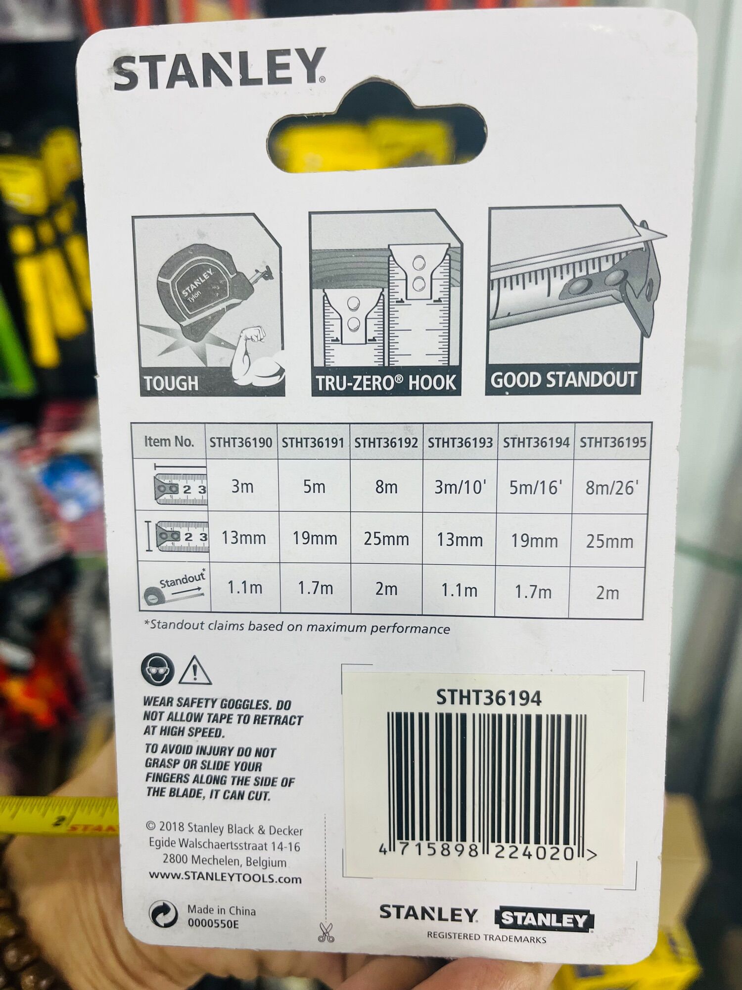 Thước kéo 5m Stanley 36194
