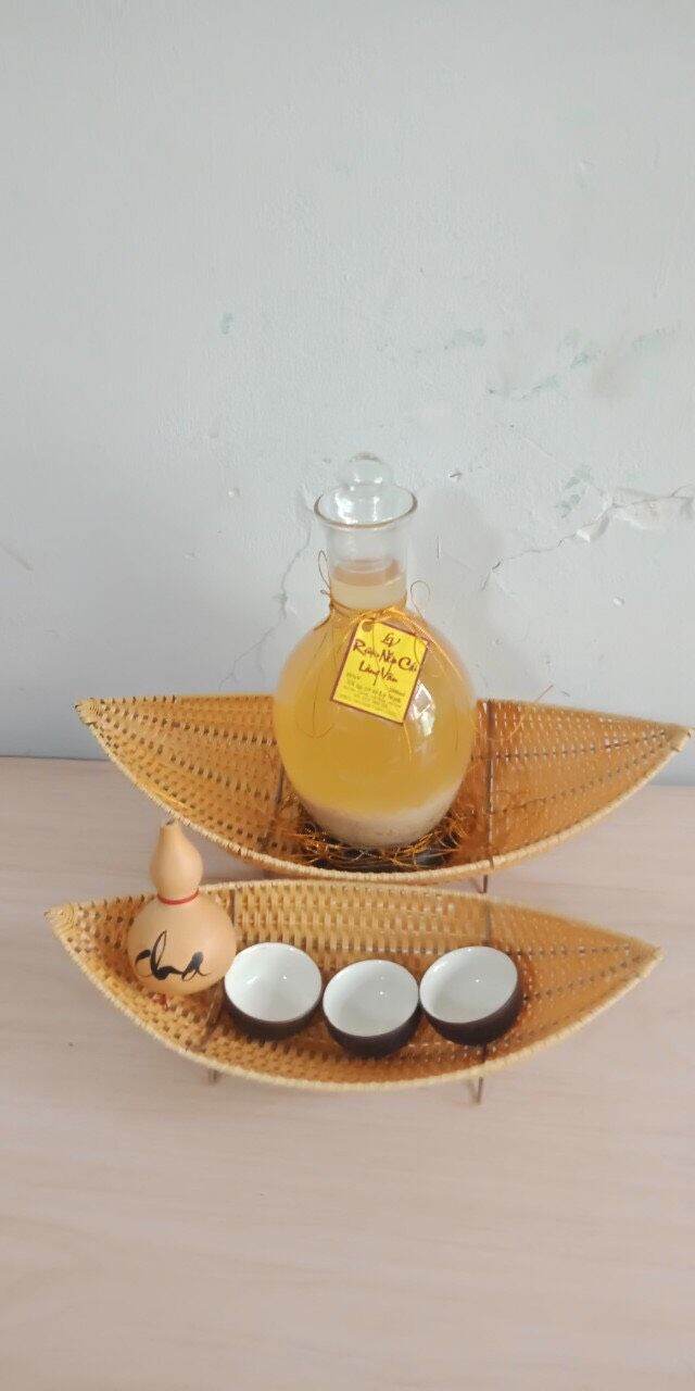 Khay nhựa giả mây dạng thuyền