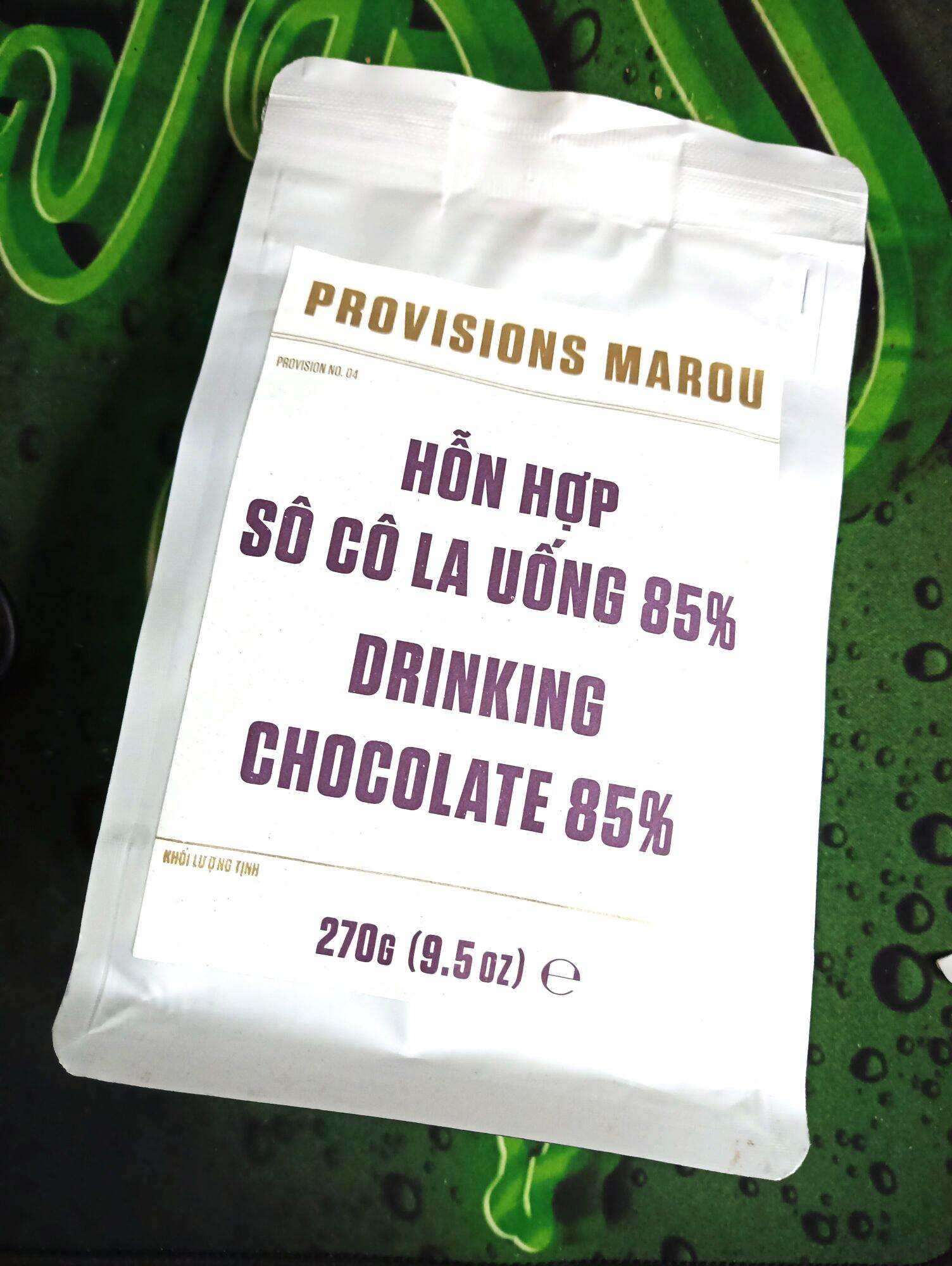 Túi hỗn hợp socola uống Marou 85% cacao
