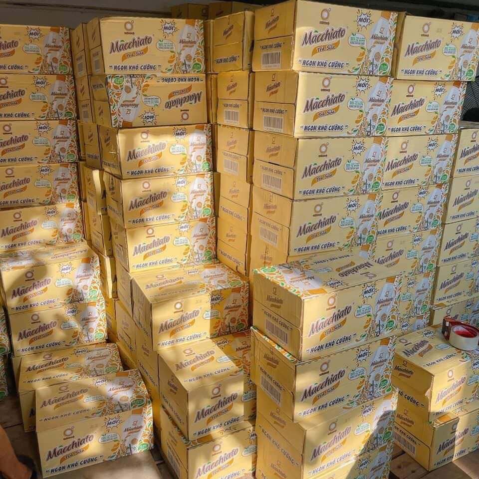 Trà sữa matchiato thùng 24 chai