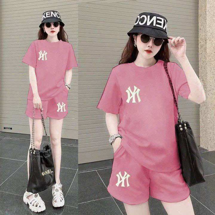 SÉT BỘ SHORT COTTON THÊU LOGO CAO CẤP