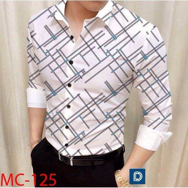Áo sơ mi sọc caro nam, Áo sơ mi nam kẻ sọc caro dài tay, Áo sơ mi ca ro nam size lớn 5X, 6X, 7X