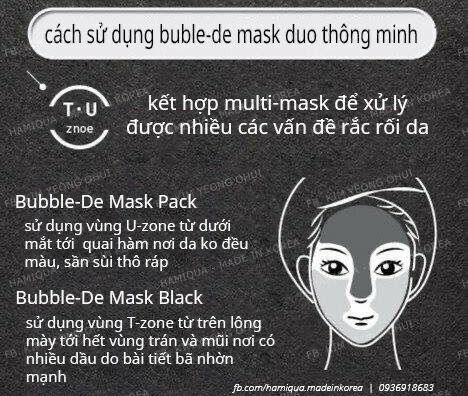 Mặt nạ thải độc chì sủi bọt dòng sum 50ml