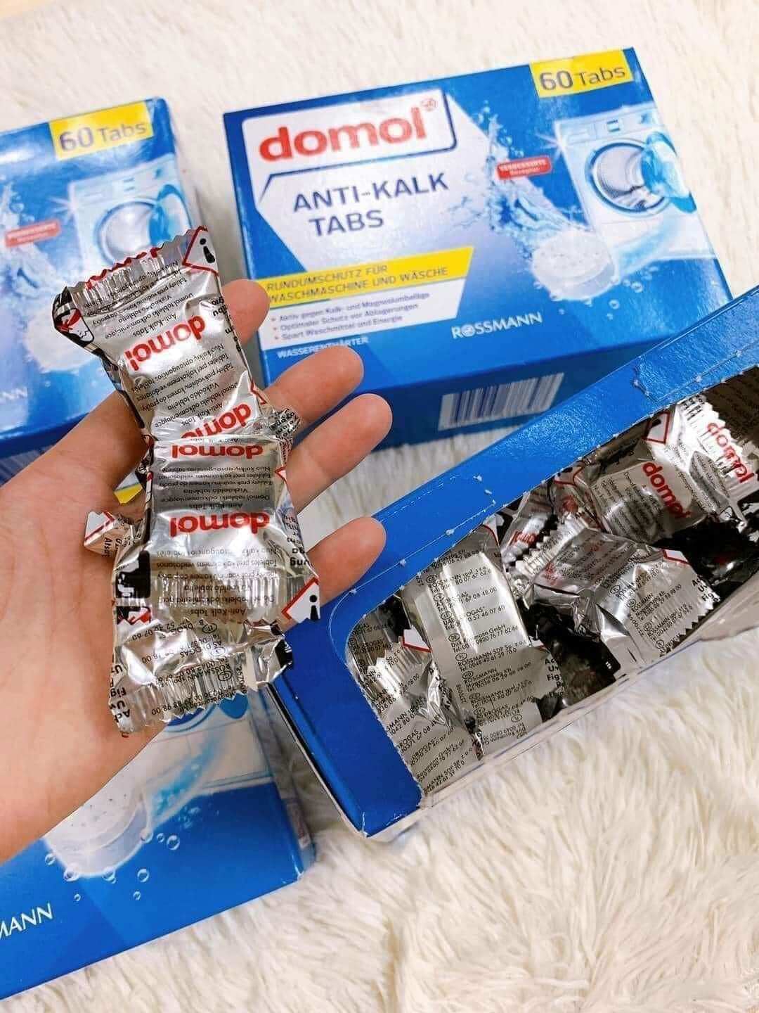 Viên tẩy lồng máy giặt Domol Đức
