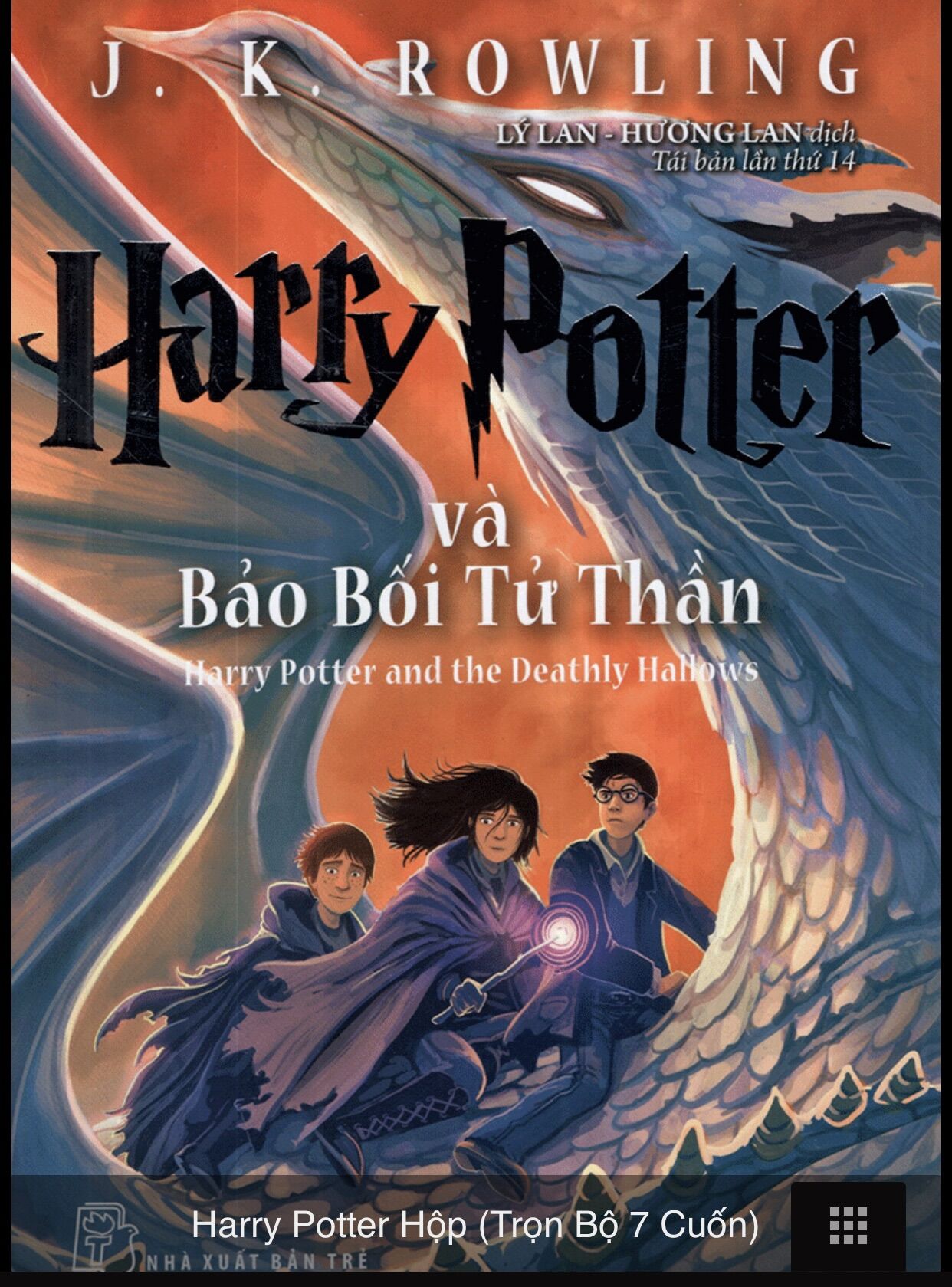 Sách - Boxset Harry Potter Hộp (Trọn Bộ 7 Cuốn) Tái bản 2023