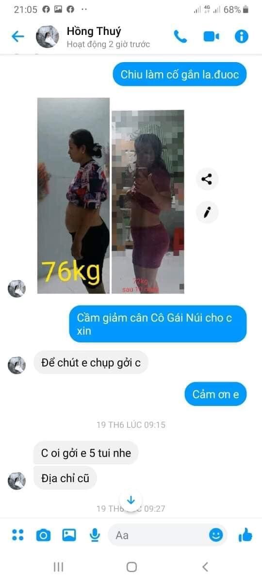 Lá nam giam cân cô gái núi