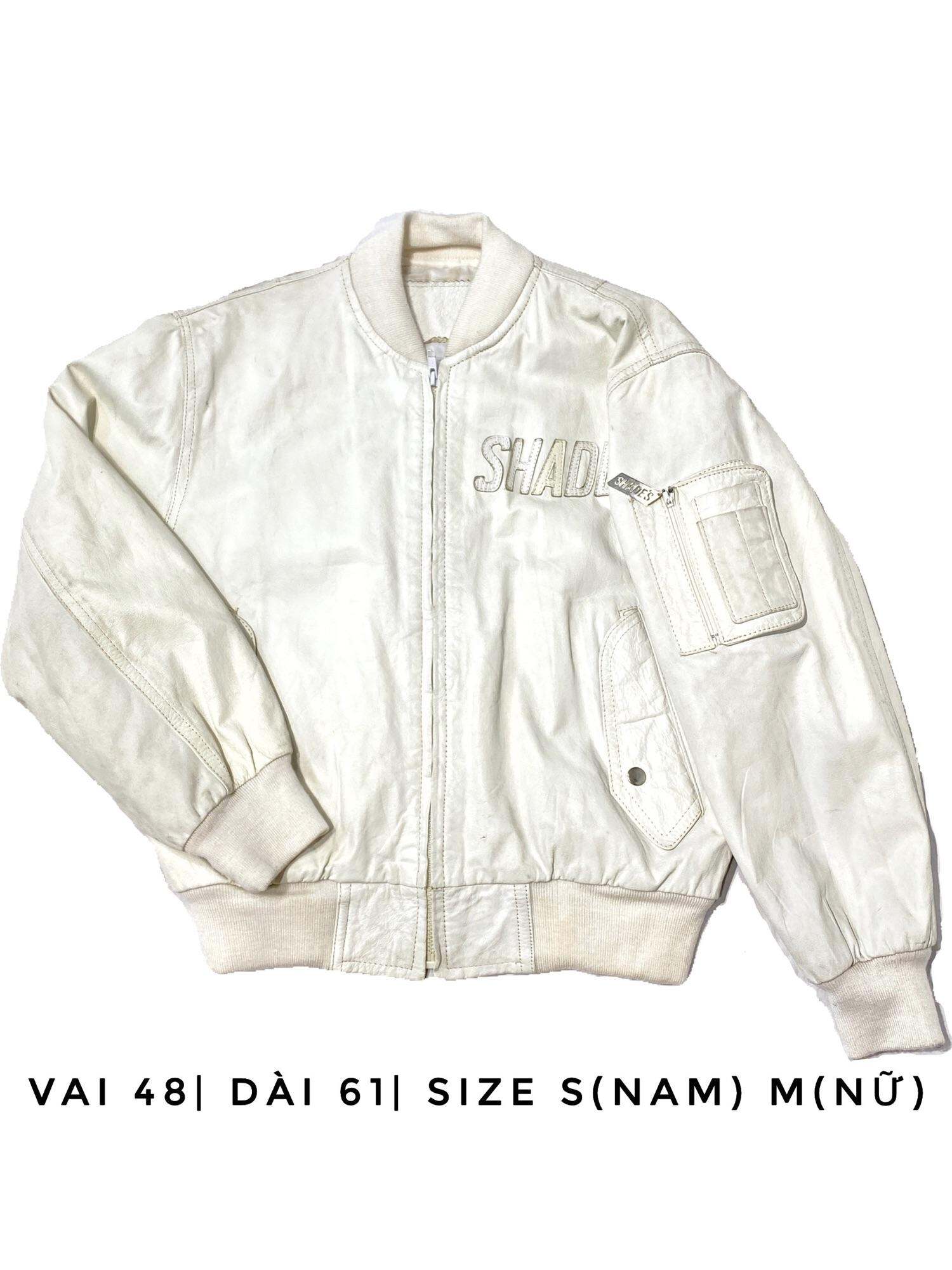 Áo varsity da thật/ real leather varsity jacket - unisex