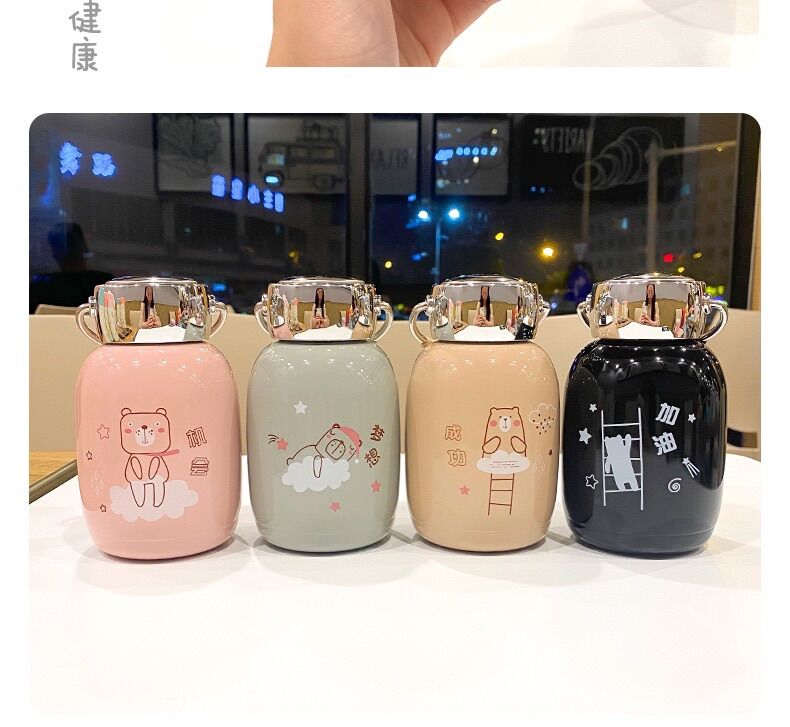 Bình giữ nhiệt in hình cute 230ml