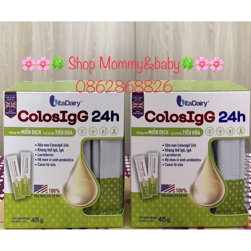Sữa non ColosIgG 24h hộp 30 gói (date mới)
