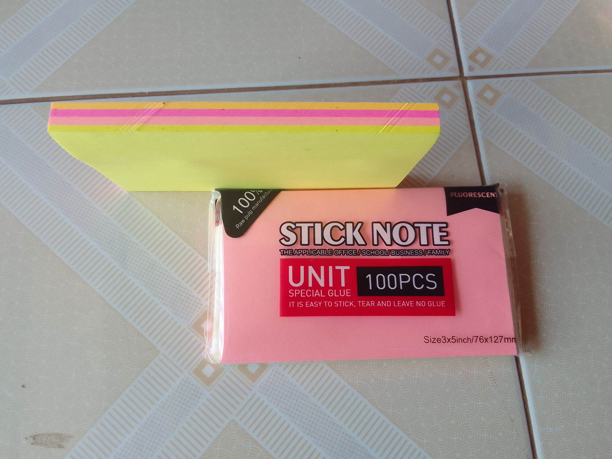 Giấy nhớ giấy note 4 màu 100 tờ