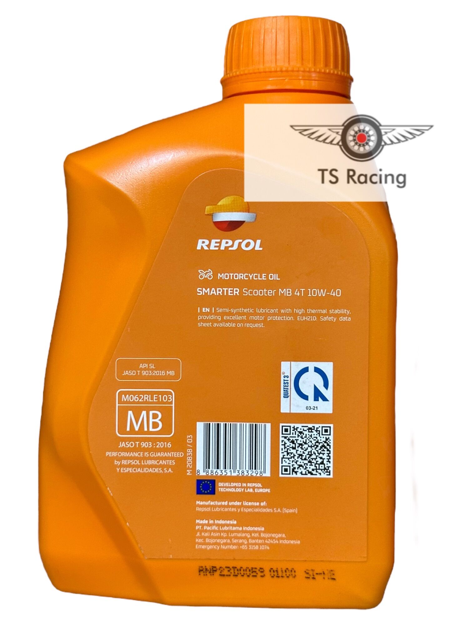 Nhớt repsol smarter 5w40 0.8L 1.0L