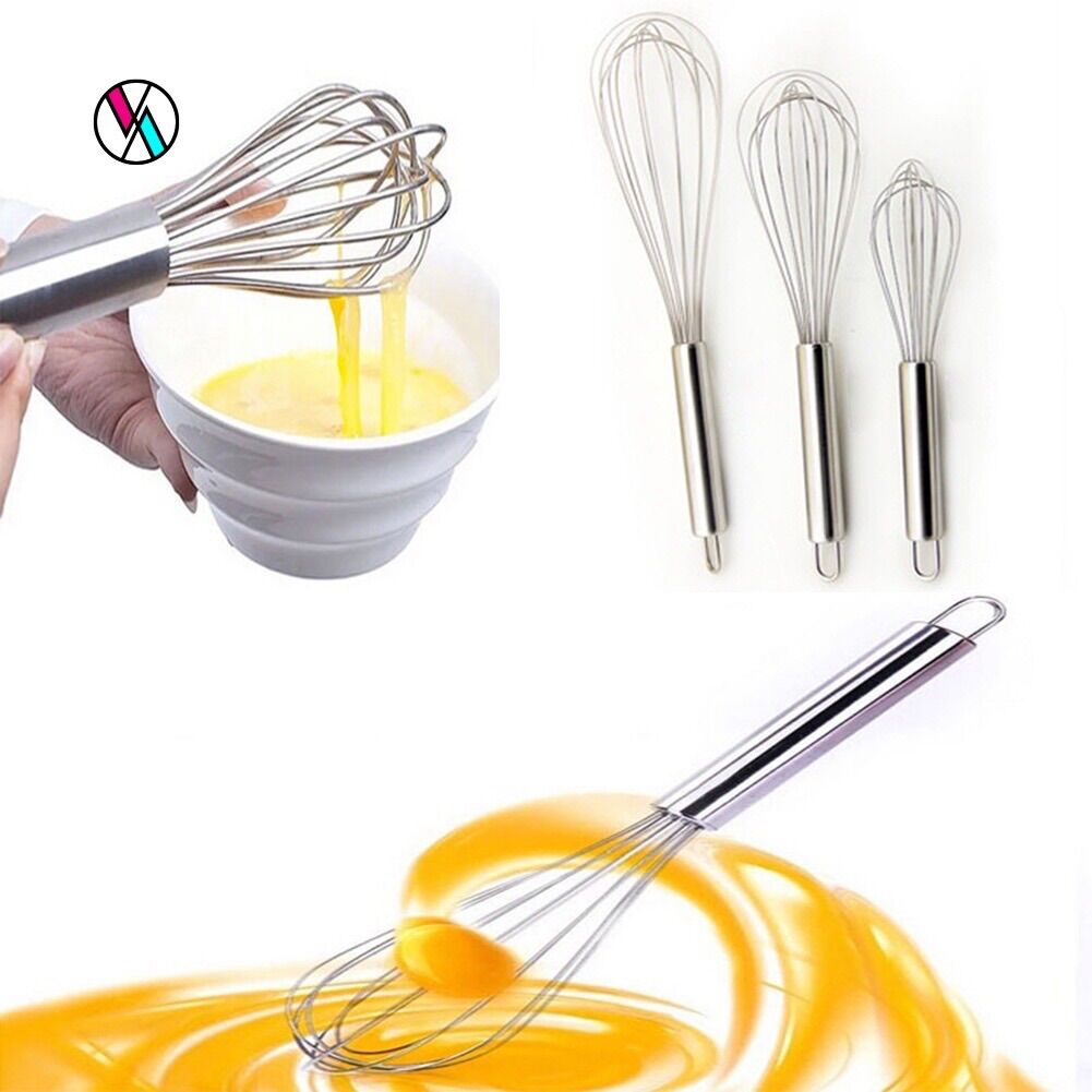 Cây đánh trứng inox 30cm