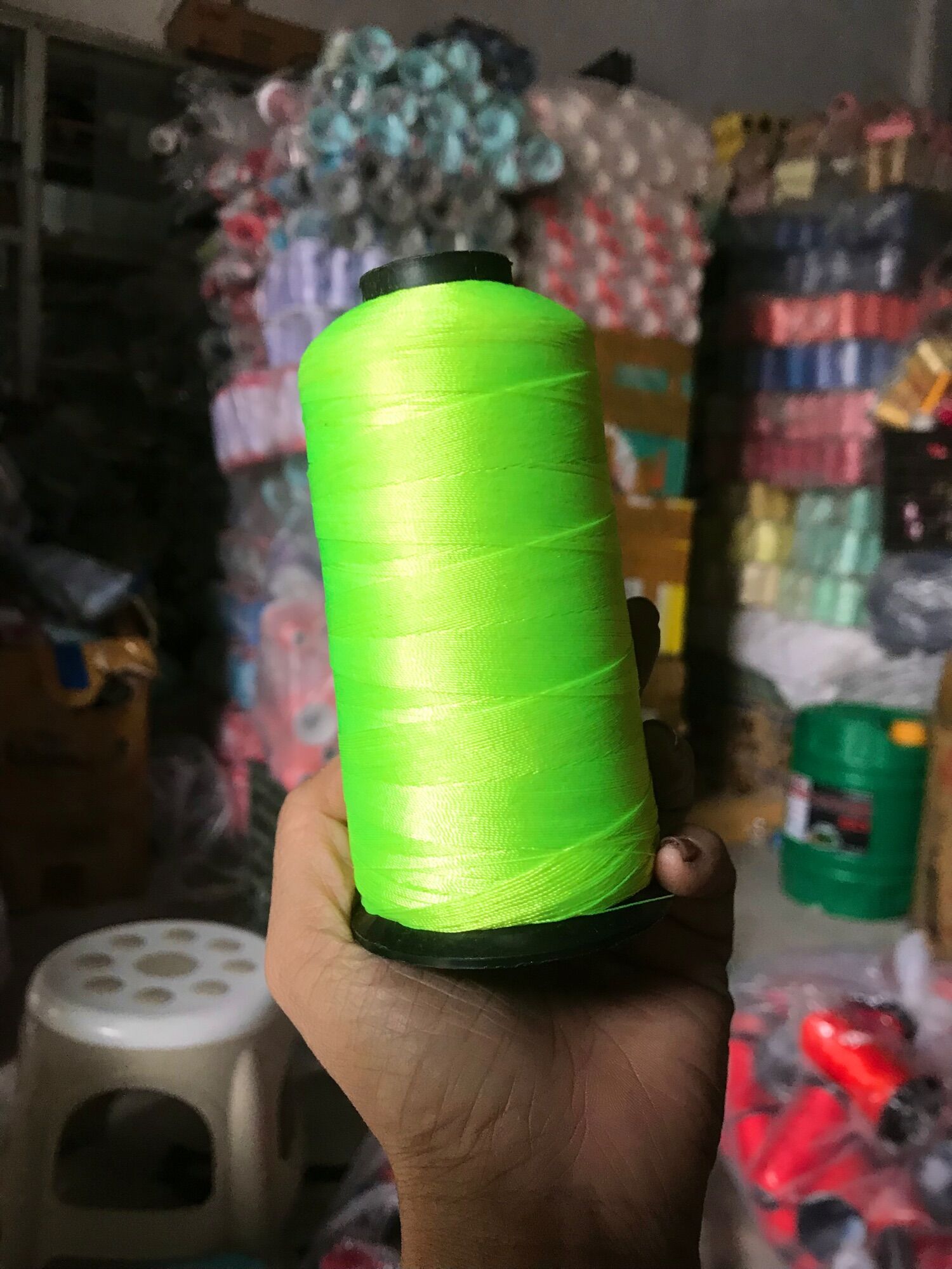 set 2 cuộn Chỉ dù nylon polyester 210D/3 ( 0,2mm) mỗi cuộn dài 2000m