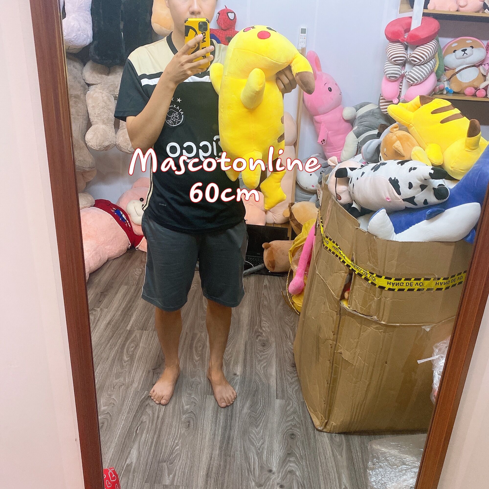 THÚ BÔNG PIKACHU CAO CẤP