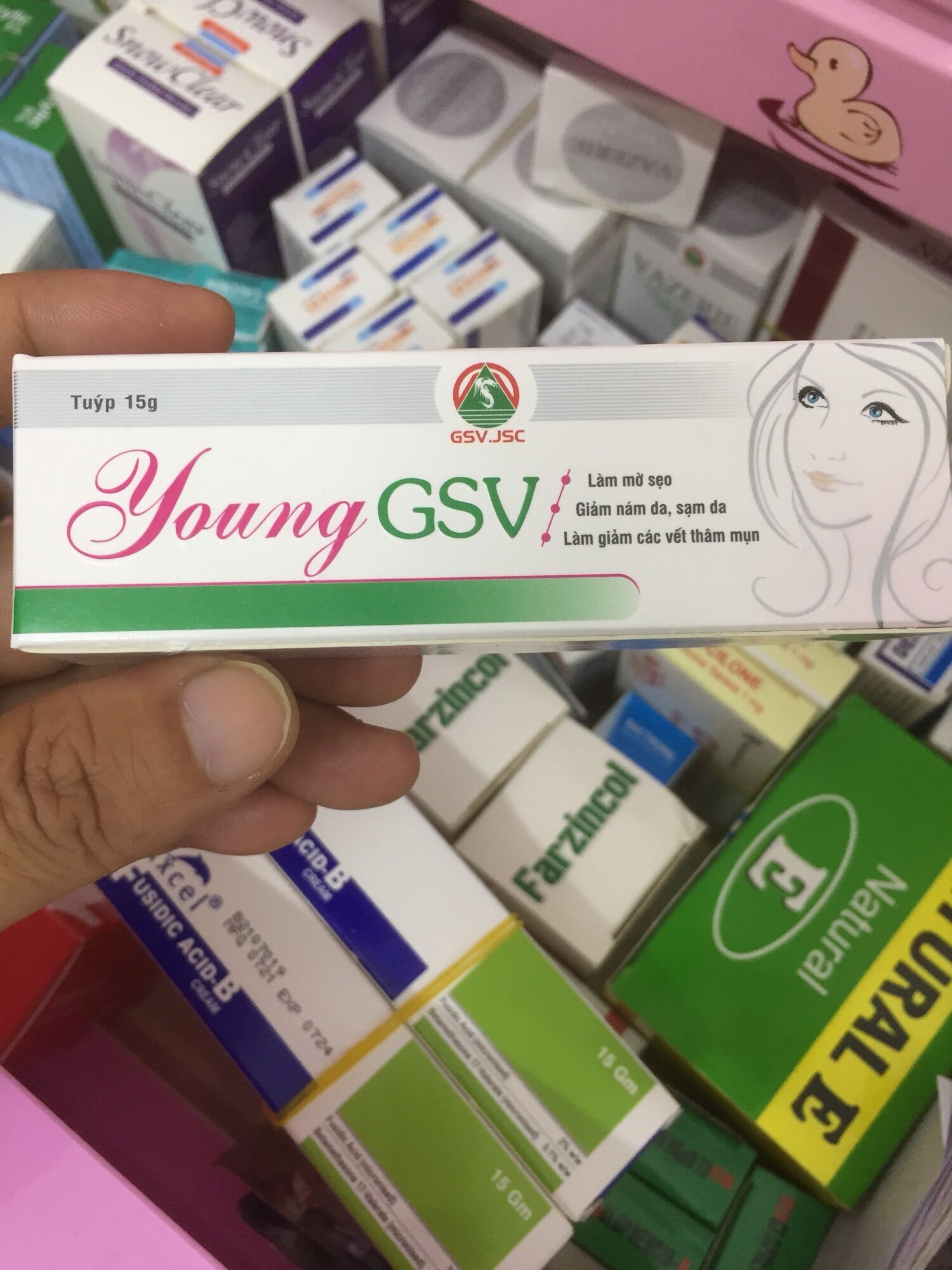 Kem giảm nám, mờ sẹo giảm vết thâm Yong gsv[ chính hãng]