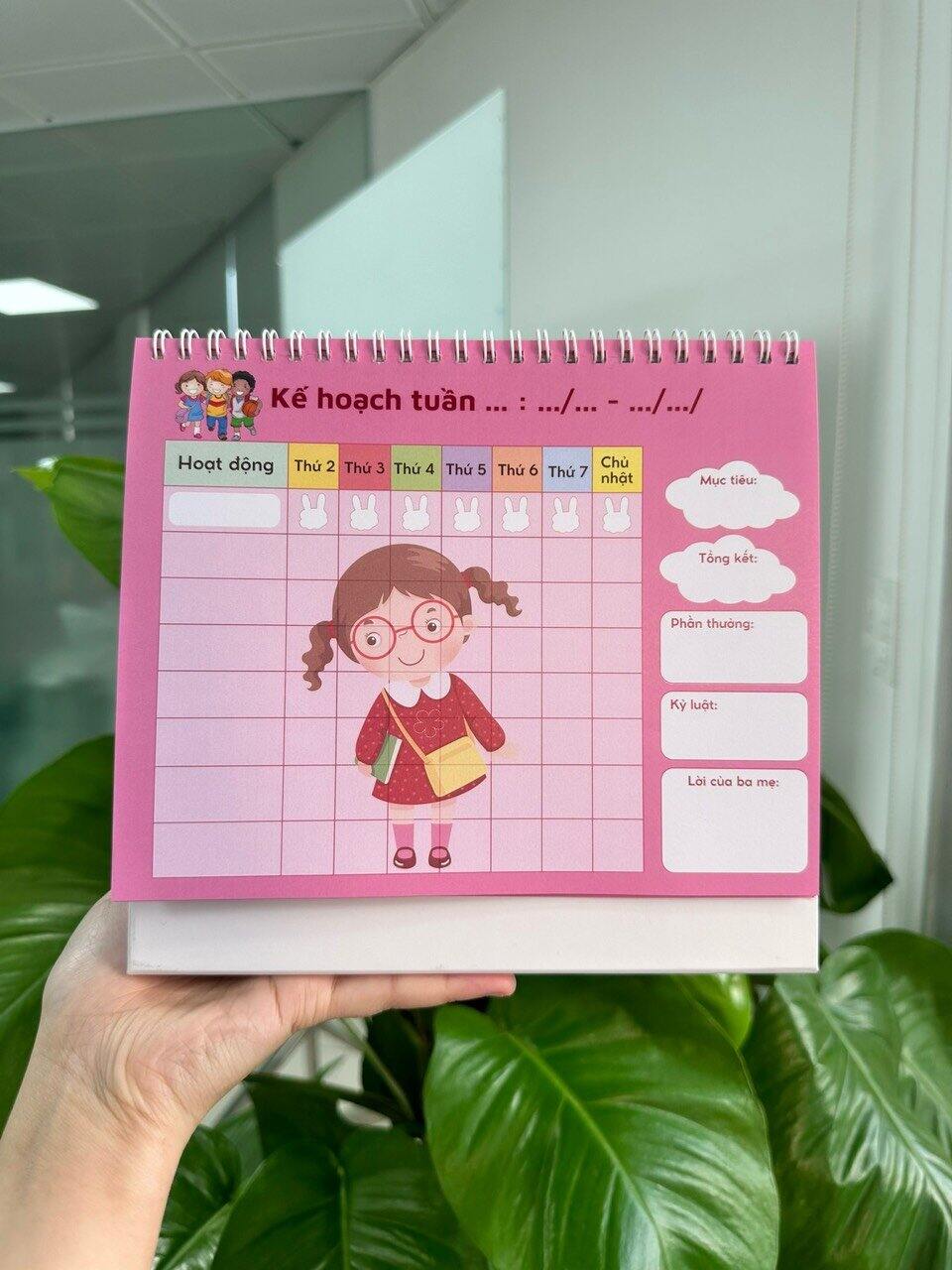 Bộ lịch rèn thói quen tốt cho bé
