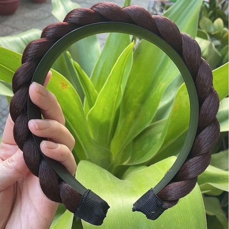 Băng đô tóc thắt bím cực xinh dày 5cm