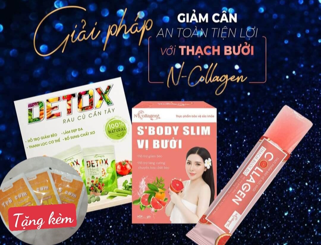 Thạch bưởi giảm cân Ncollagen