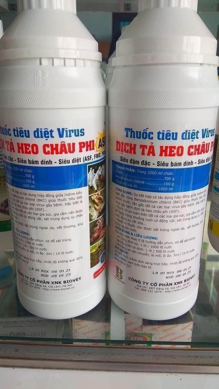 Dịch Tả Châu Phi phòng và khử khuẩn Truồng trại