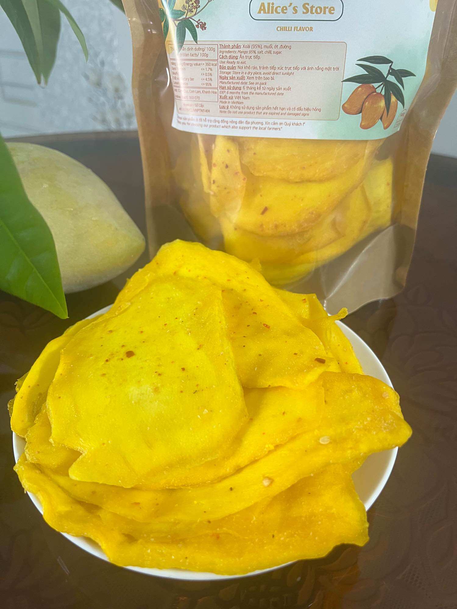 Xoài Sấy Muối Ớt - 1kg Drid Chilli Mango