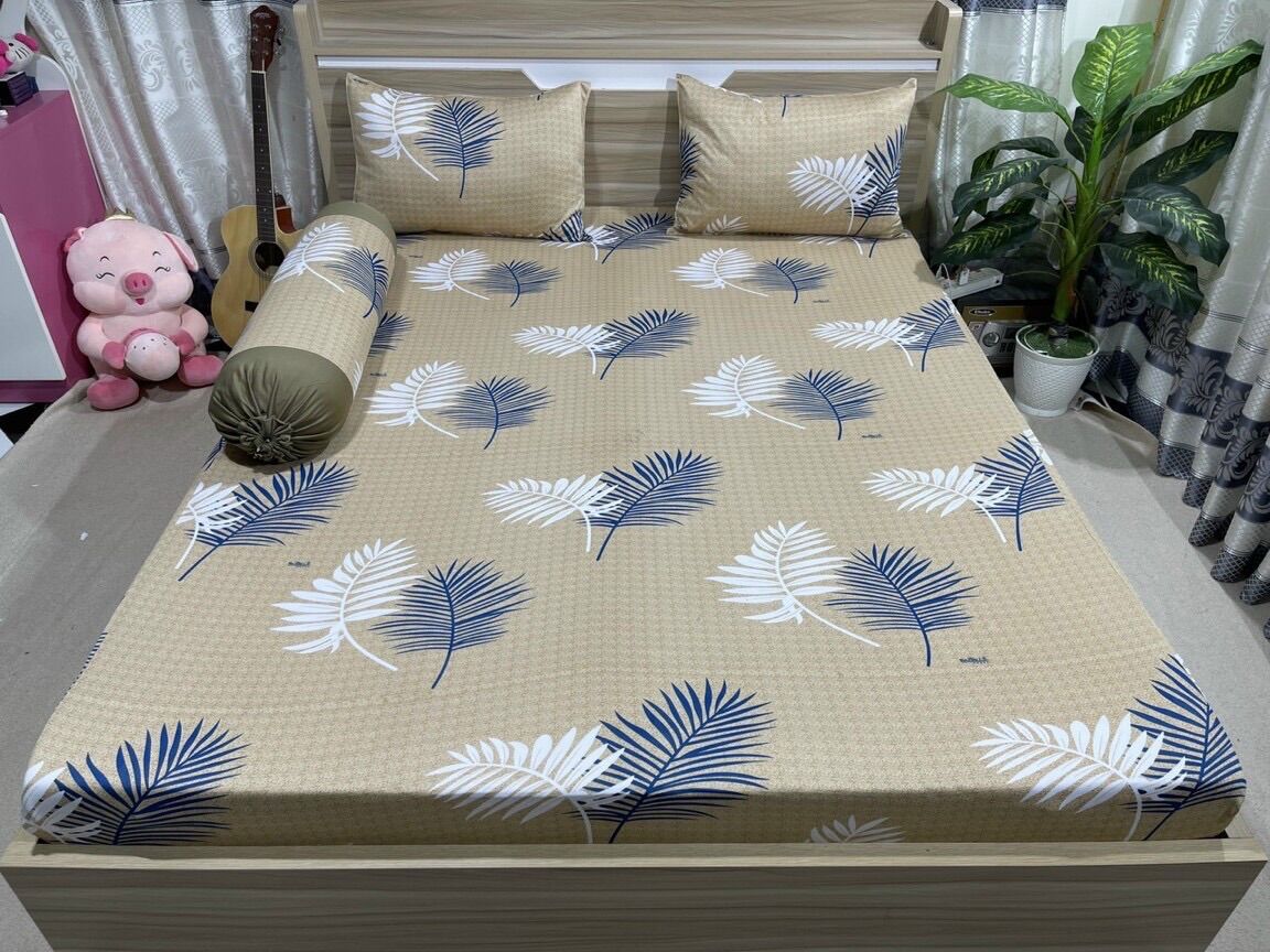 Bộ 4 món drap/ga áo gối THUN LẠNH HÀN QUỐC